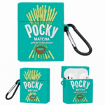 Funda Pocky Matcha para AirPods 1ª y 2ª Generación – Diseño Divertido de Té Verde