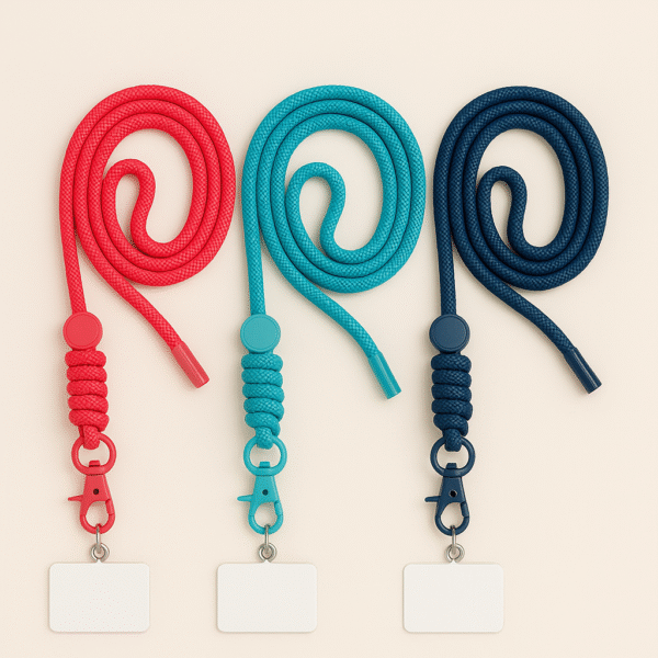 Adaptador con Cordón Efecto Muelle para Fundas de Móvil – Varios Colores