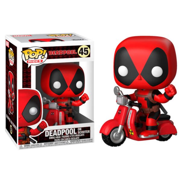 Figura Funko POP! Marvel – Deadpool con Scooter