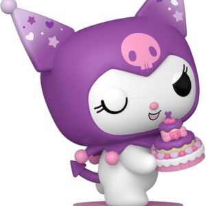 Funko Pop! Kuromi with Cake – 20th Anniversary Exclusive, figura vinilo Sanrio 11,7 cm
