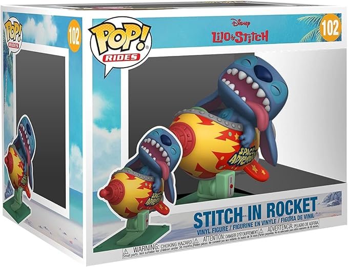 Funko Pop! Rides Super Deluxe Stitch in Rocket – Tekhobe Disney Lilo & Stitch