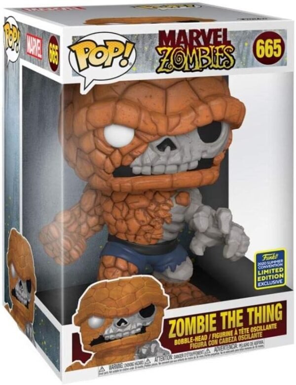 Funko Pop! Super Sized Marvel Zombies The Thing – 25 cm Exclusiva | Tekhobe