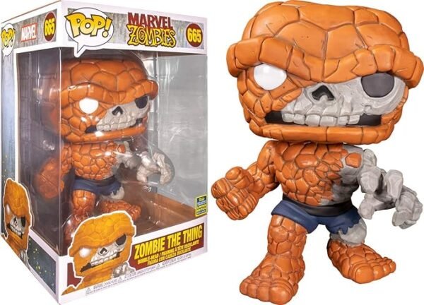 Funko Pop! Super Sized Marvel Zombies The Thing – 25 cm Exclusiva | Tekhobe