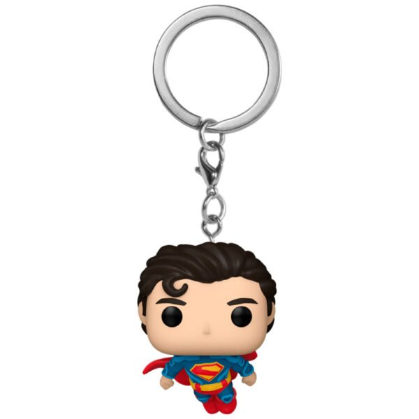 Llavero Funko Pocket Pop! Superman – Tekhobe DC Comics, figura vinilo con anilla metálica