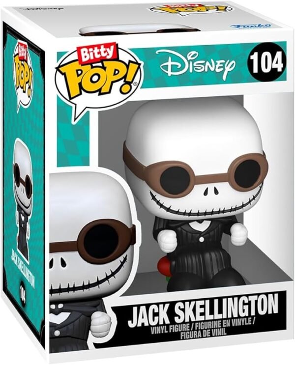 Funko Bitty Pop! Ride Pesadilla Antes de Navidad Jack Skellington con Snowmobile