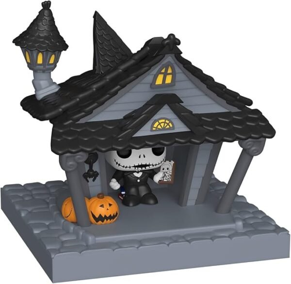 Funko Bitty Pop! Town Jack Skellington en Casa - Figura de Vinilo Coleccionable