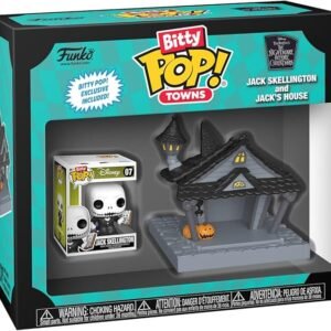 Funko Bitty Pop! Town Jack Skellington en Casa - Figura de Vinilo Coleccionable