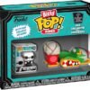 Funko Bitty Pop! Ride Pesadilla Antes de Navidad Jack Skellington con Snowmobile