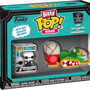 Funko Bitty Pop! Ride Pesadilla Antes de Navidad Jack Skellington con Snowmobile