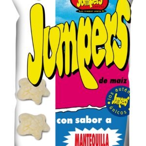 Jumpers Sabor Mantequilla (42g) - Snack Horneado de Maíz Crujiente Sin Gluten