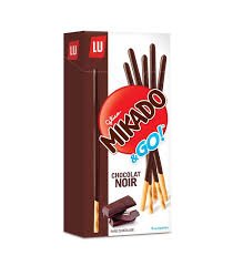 Mikado Glico LU - Barritas de Galleta con Chocolate Negro (Chocolat Noir)