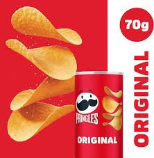 Pringles Original (70g) - Patatas Fritas en Tubo con Sal