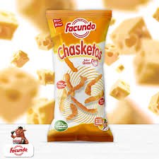 Facundo Chasketos - Snacks de Maíz Horneado con Intenso Sabor a Queso