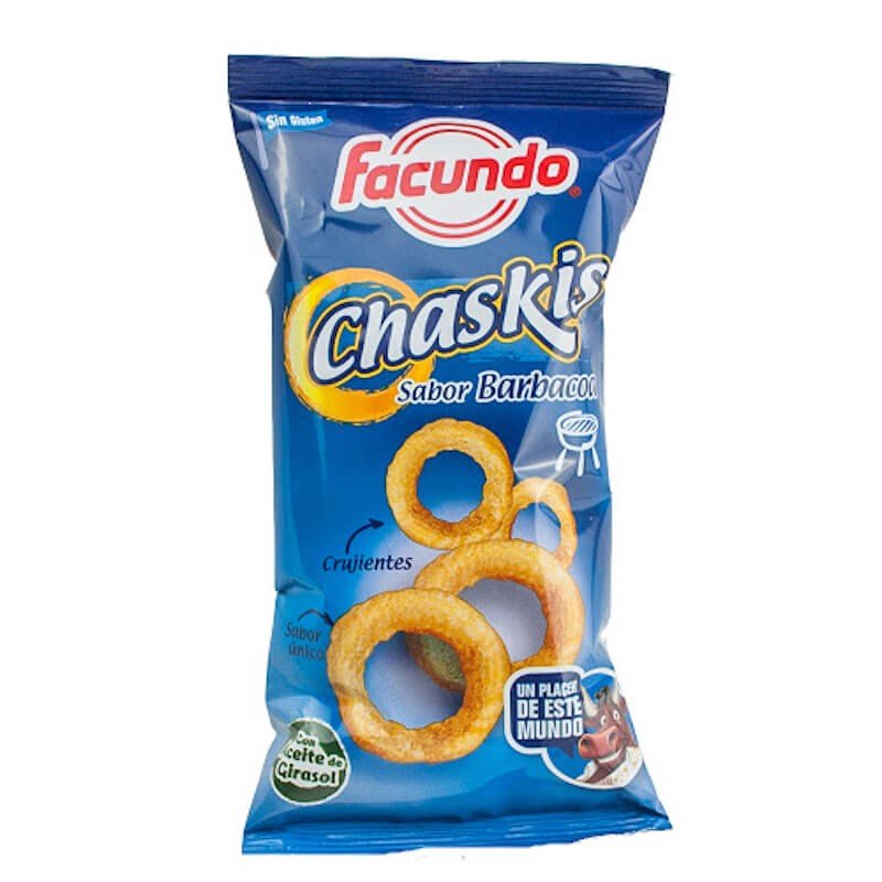 Facundo Chaskis - Anillos Crujientes de Maíz Sabor Barbacoa
