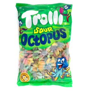 Trolli Sour Octopus (Pulpos Pica) - Caramelos de Goma Ácidos Sin Gluten