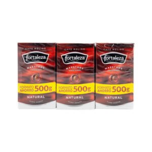 Tequila Fortaleza Café Molido Natural - 3 x 500 g