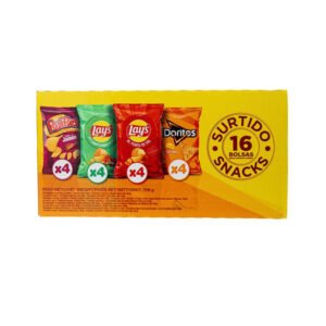FritoLay Surtido Snacks (Lays, Ruffles, Doritos) - 16 unidades