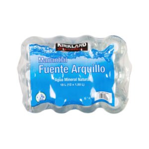 Kirkland Signature Agua Mineral Natural Manantial Fuente Arquillo - 12 x 1,5 L