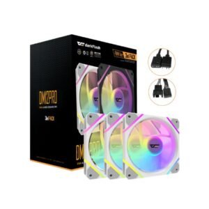 VENTILADOR DARKFLASH DM12 PRO 3EN1 BLANCO