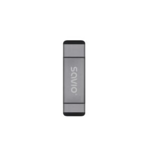 LECTOR TARJETAS  SD USB 3 en 1 SAVIO AK-72