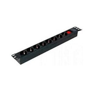 PDU TIPO REGLETA PEPEGREEN DE 8 TOMAS  CON CABLE