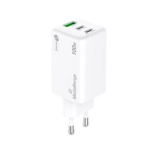 CARGADOR MEDIARANGE TRIPLE USB-A U USB-C 100W