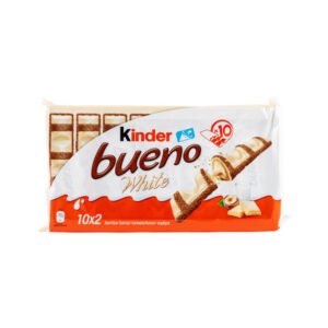Kinder Bueno Barritas de Chocolate Blanco Rellenas de Avellana