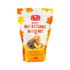 BASSÉ Mezcla de Nueces Tostadas y Sazonadas con Jarabe de Arce y Arándanos