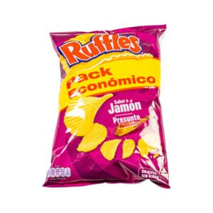 Ruffles Sabor Jamón 4 x 243g
