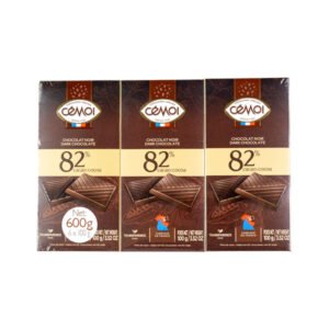 CÉMOI Chocolate Negro 82% Cacao 6 x 100g
