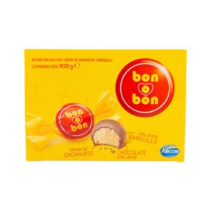 bon o bon Bombón relleno con crema de cacahuete y barquillo 2 x 450