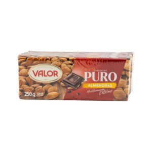 Chocolates Valor Chocolate Puro con Almendras 5 x 250g