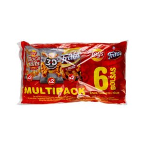 Multipack Boca Bits, 3D's Bugles y Fritos Original 6u
