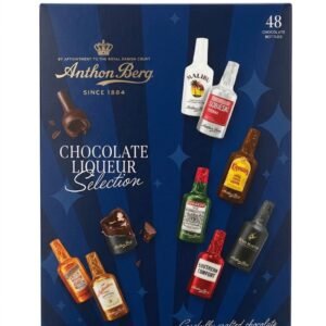 Anthon Berg Chocolate Liqueur Selection — 48 Botellitas de Chocolate Negro Rellenas de Licor (750 g)